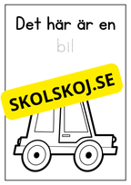 Fordon - Målarbok
