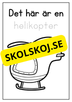 Fordon - Målarbok