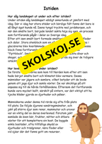 Forntiden:  En spännande resa (27 sidor)