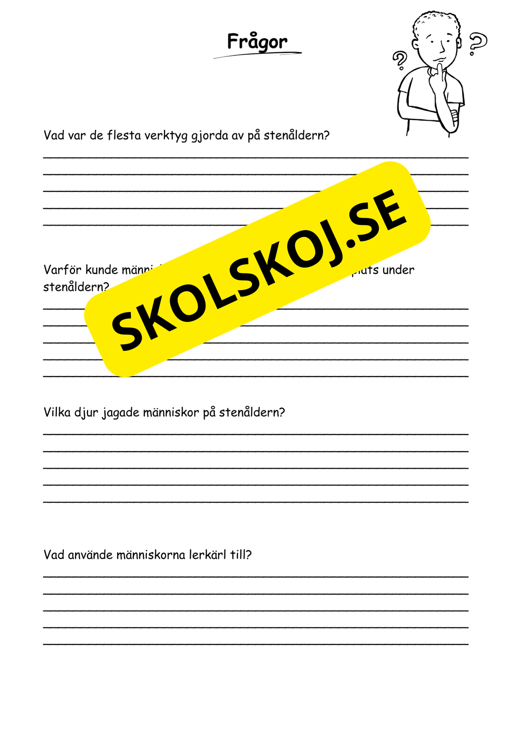 Forntiden:  En spännande resa (27 sidor)