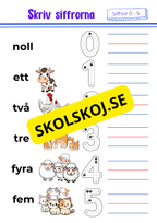 Förskoleklass - Matematik