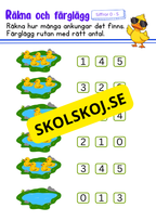 Förskoleklass - Matematik