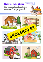 Förskoleklass - Matematik