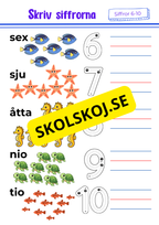 Förskoleklass - Matematik