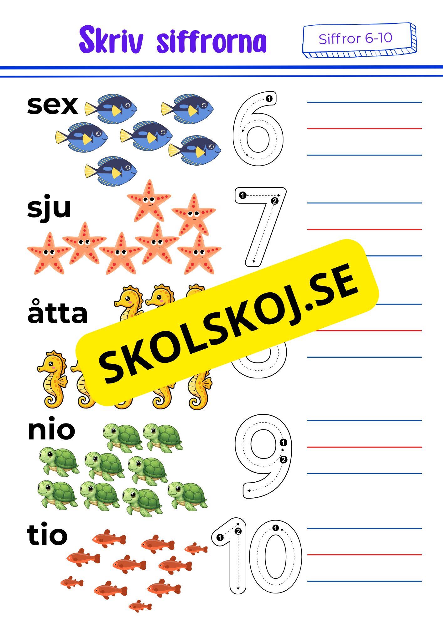 Förskoleklass - Matematik