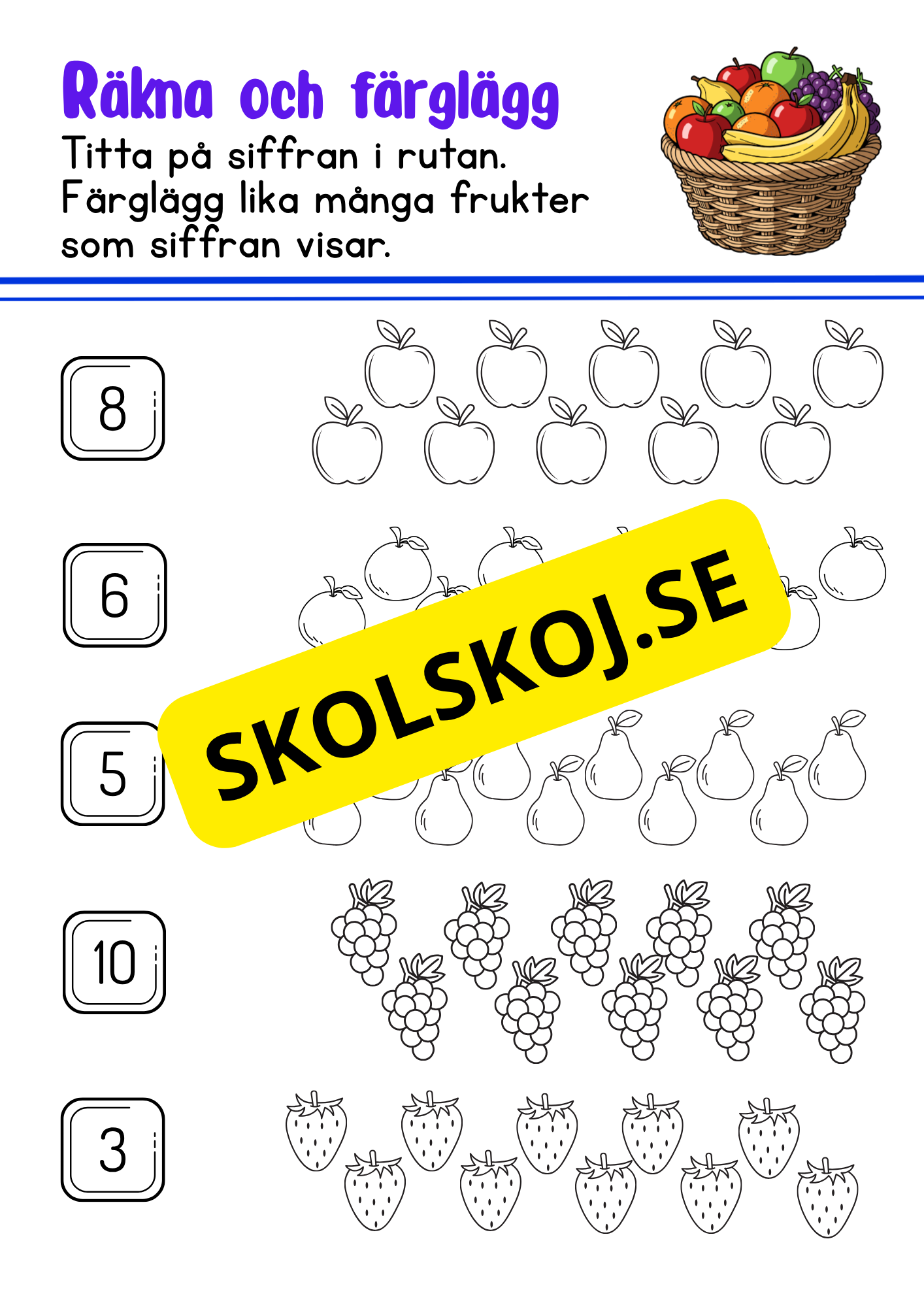Förskoleklass - Matematik
