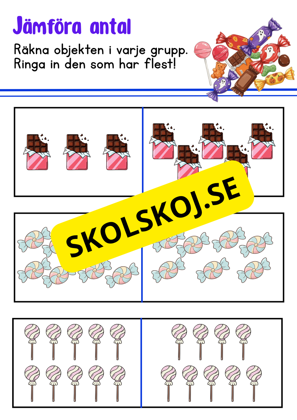 Förskoleklass - Matematik