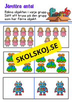 Förskoleklass - Matematik