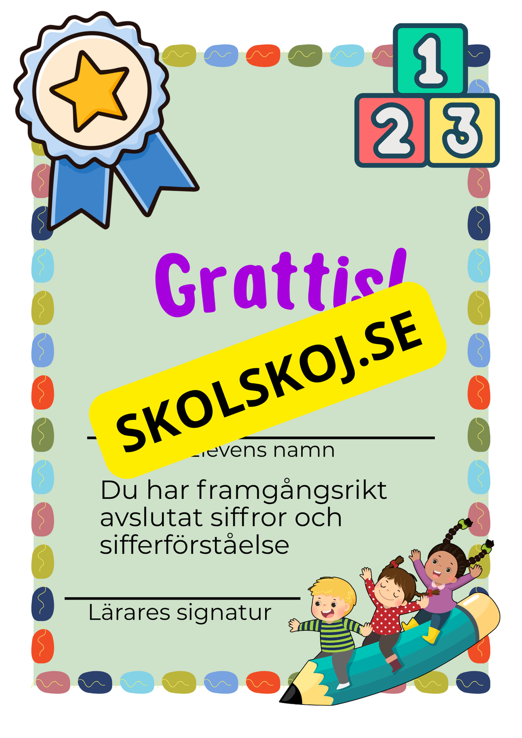 Förskoleklass - Matematik