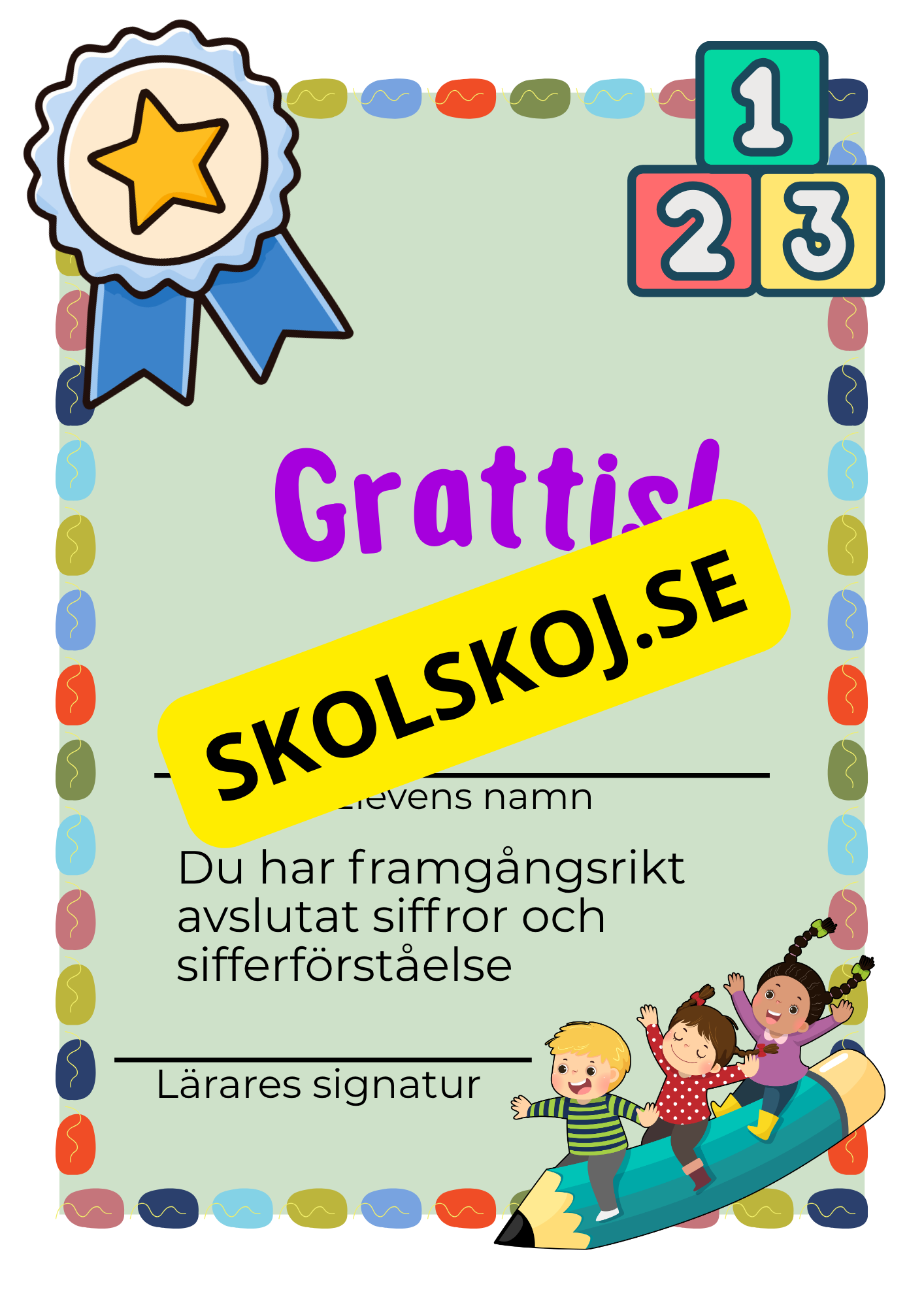 Förskoleklass - Matematik