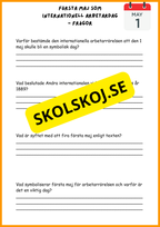 Första maj - Häfte (15 sidor)