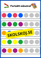 Fortsätt mönstret - Häfte