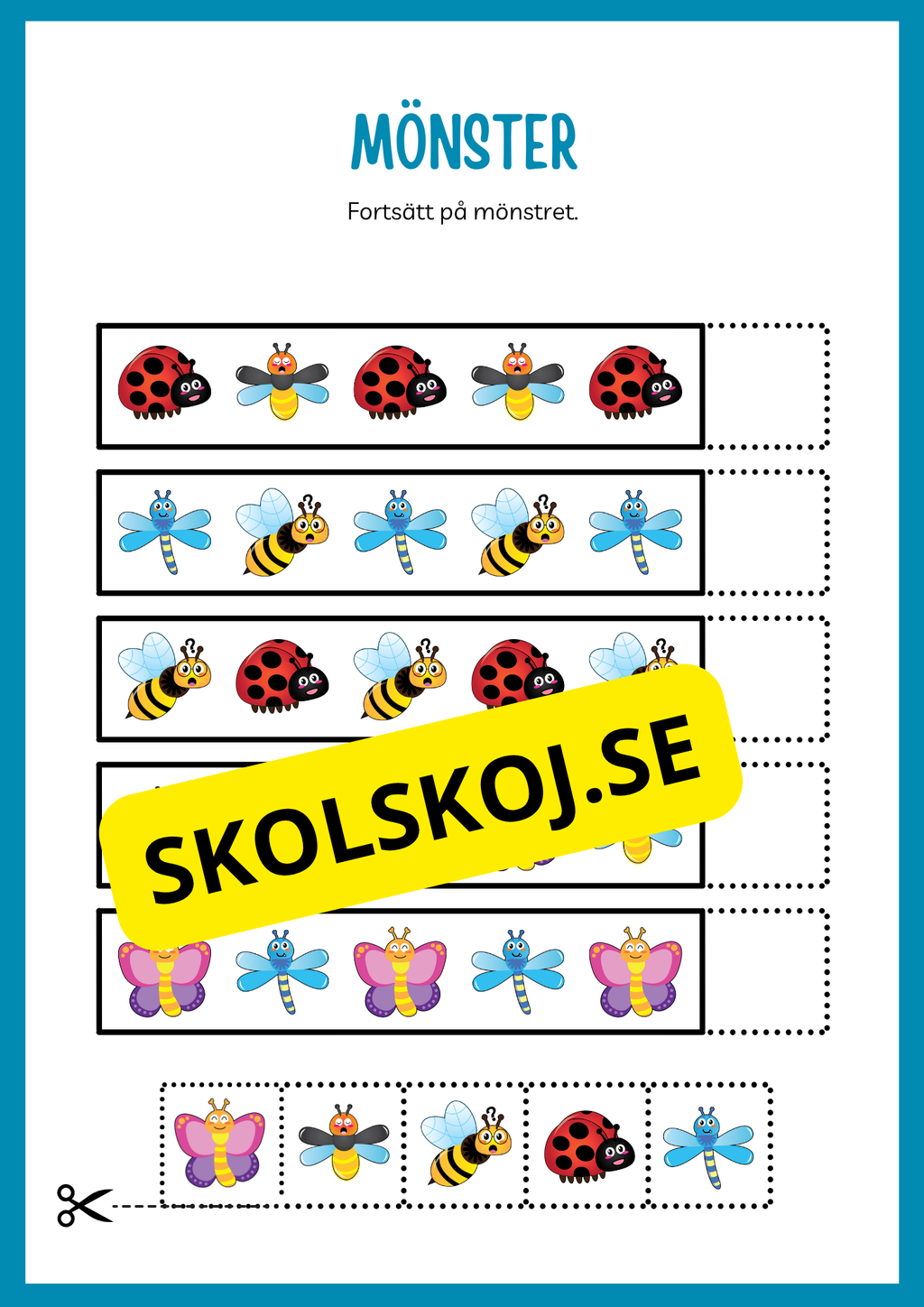Fortsätt på mönstret