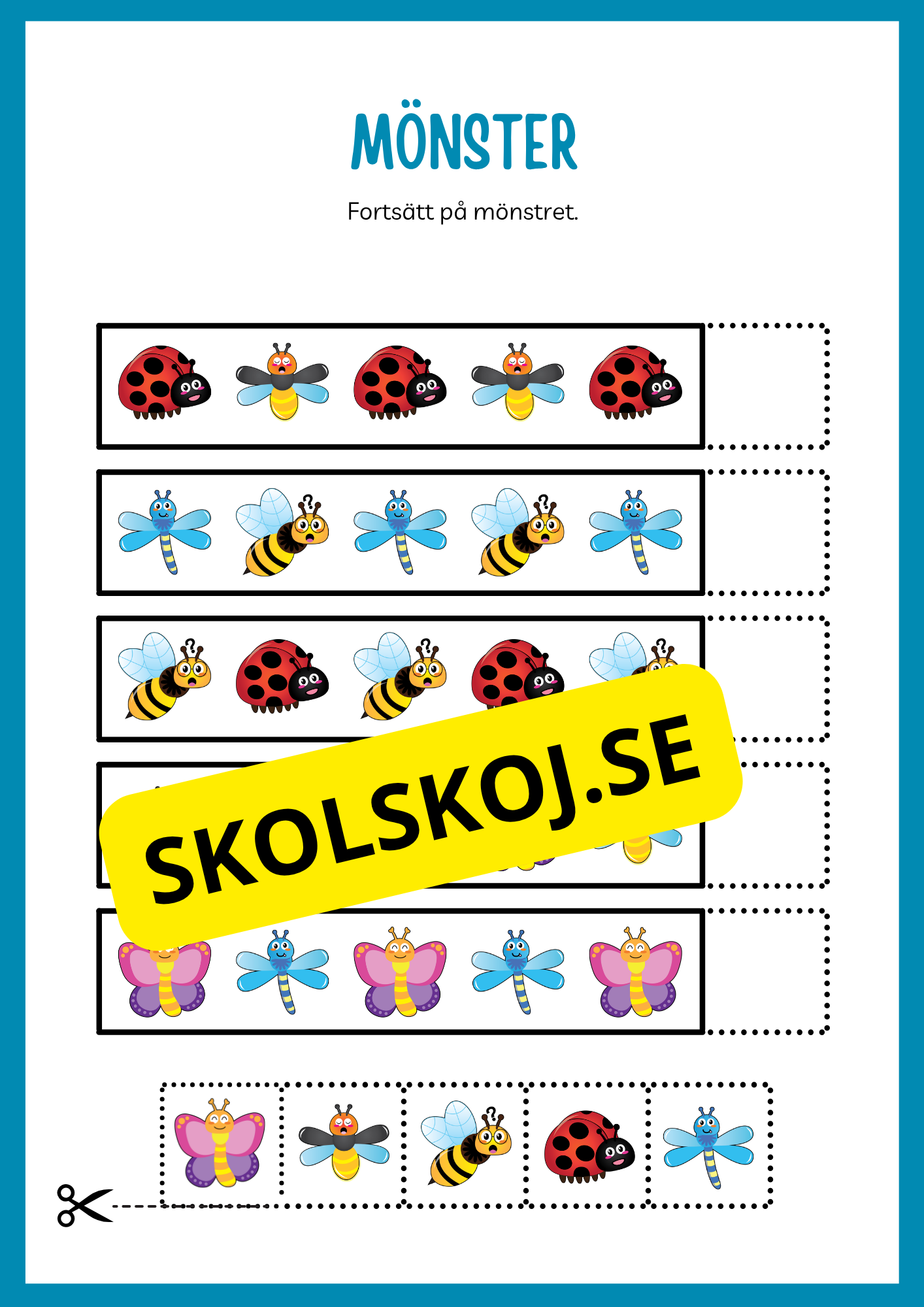 Fortsätt på mönstret