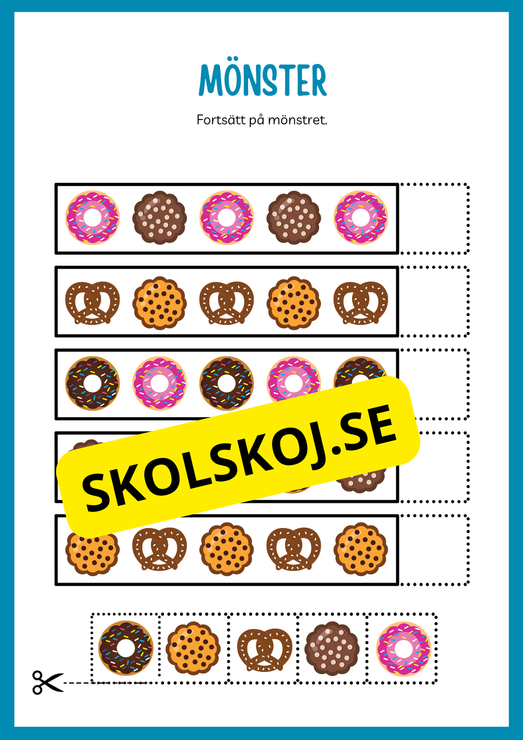 Fortsätt på mönstret