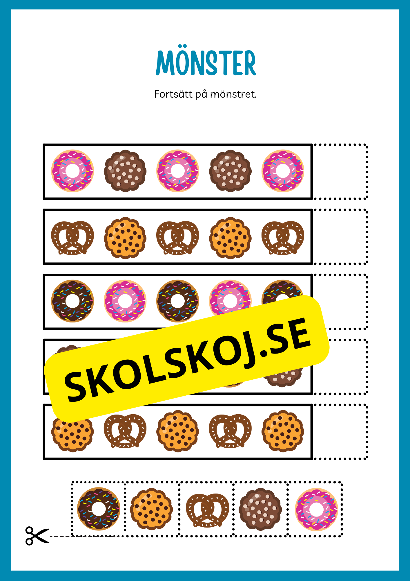 Fortsätt på mönstret