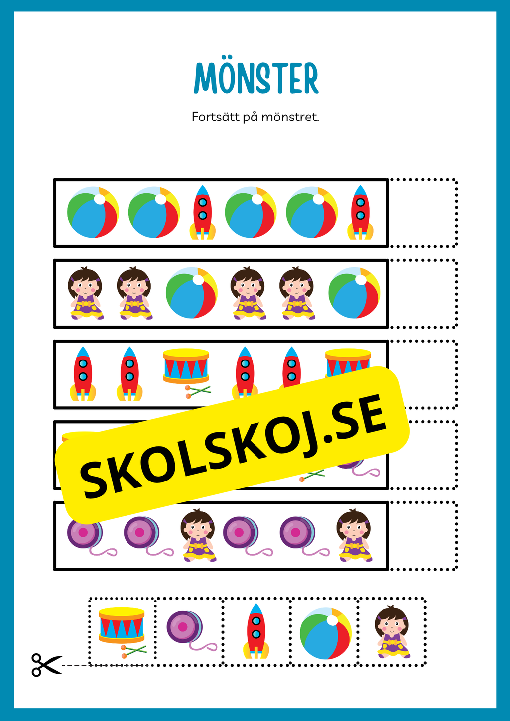 Fortsätt på mönstret