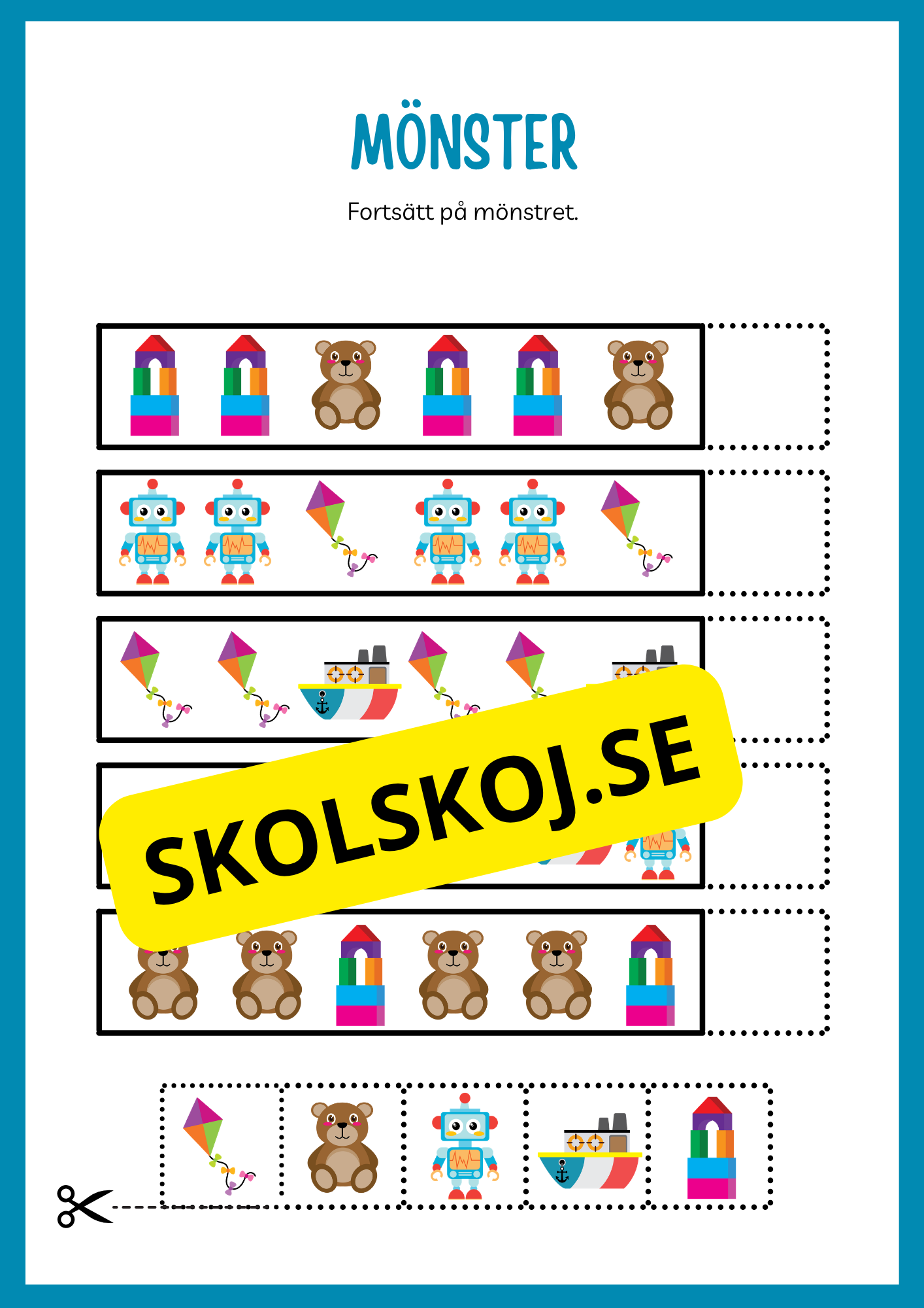 Fortsätt på mönstret