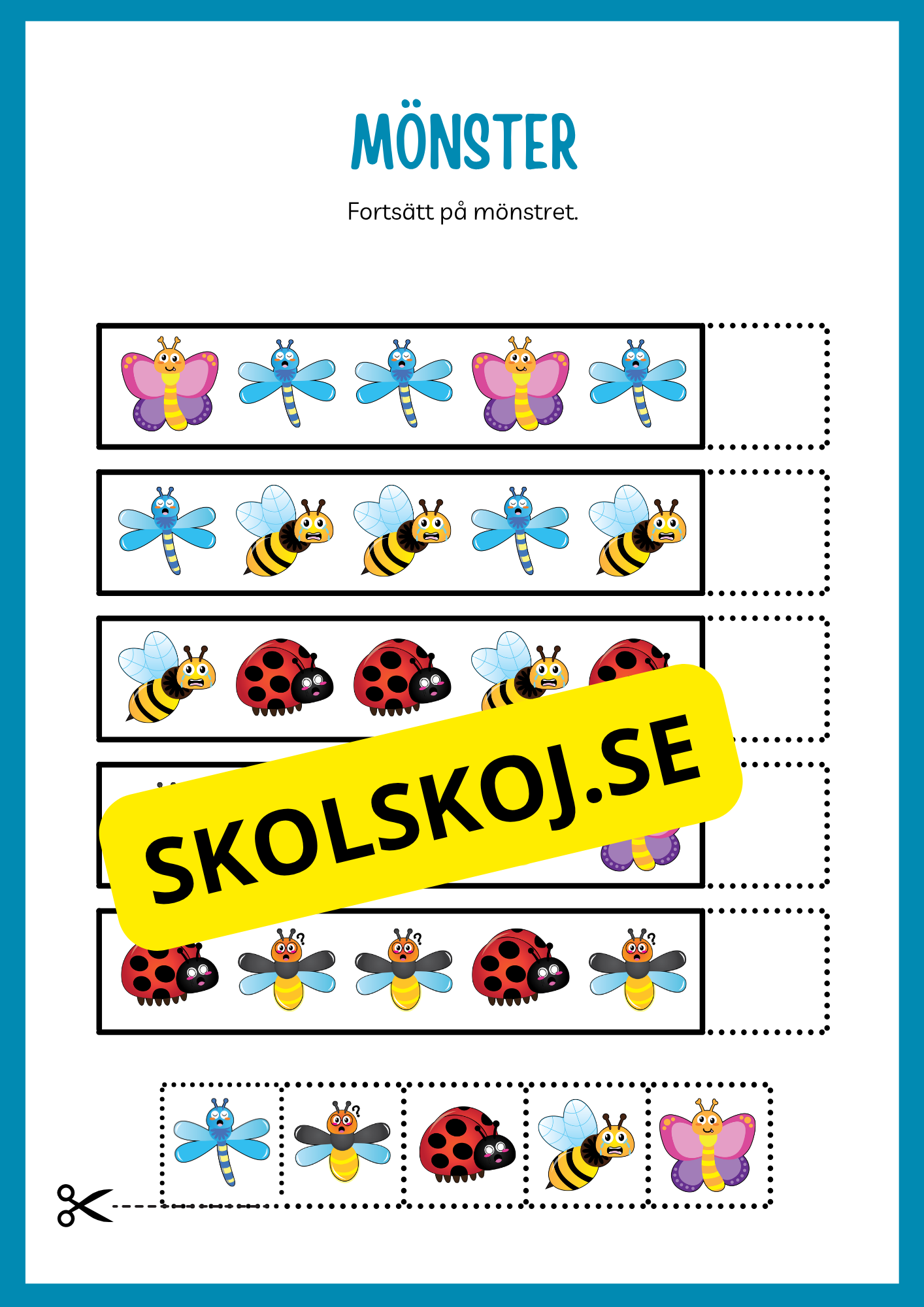 Fortsätt på mönstret
