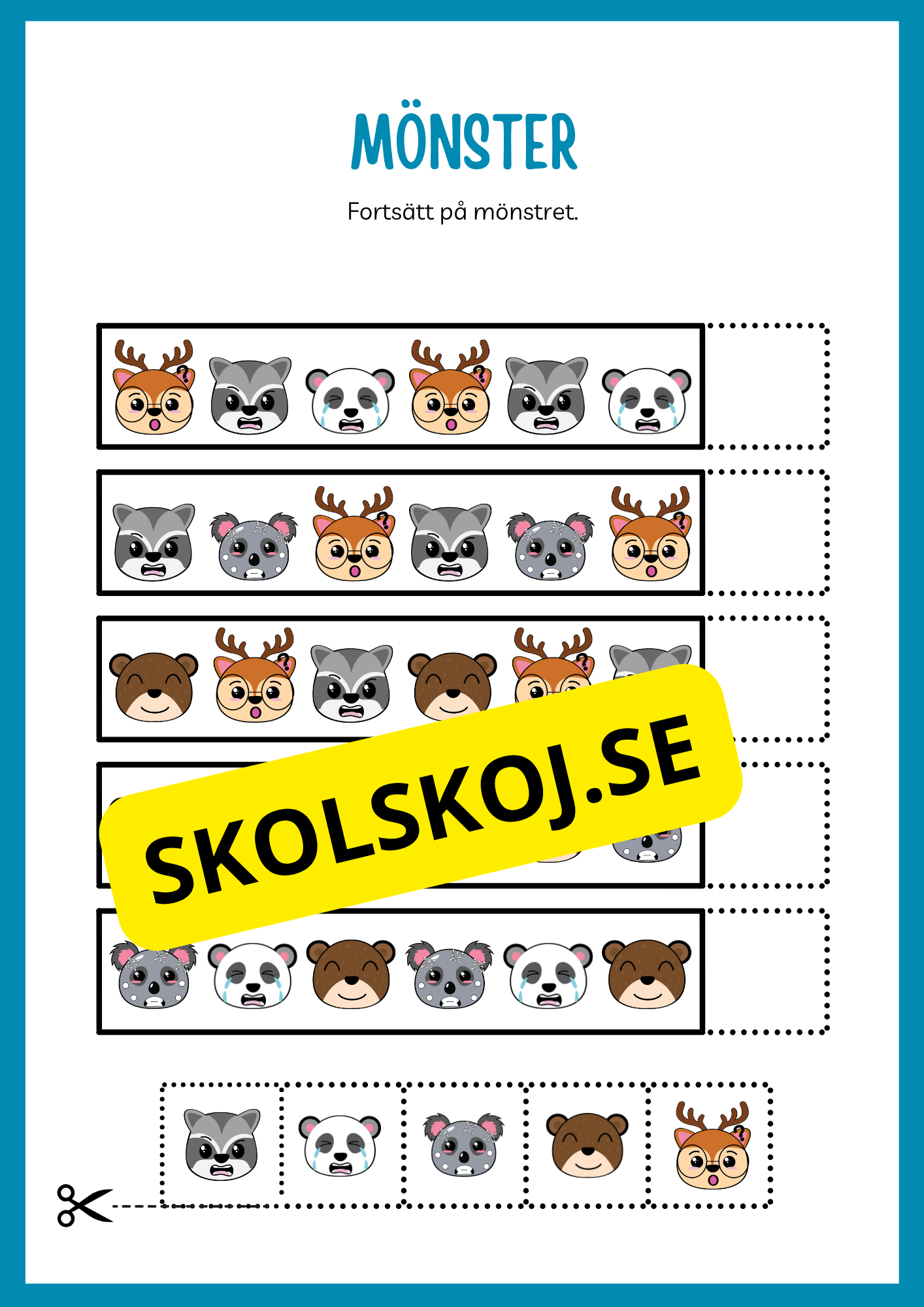 Fortsätt på mönstret