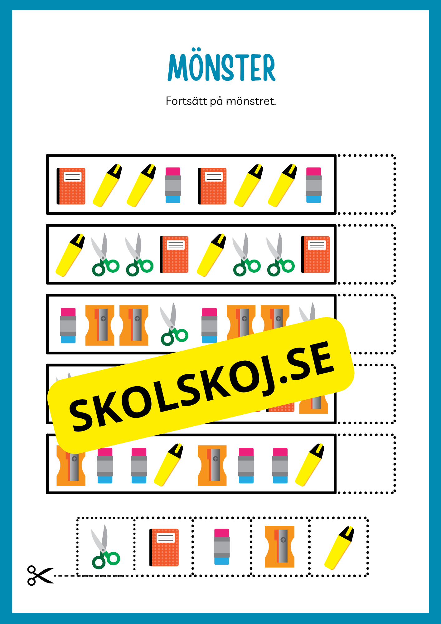 Fortsätt på mönstret