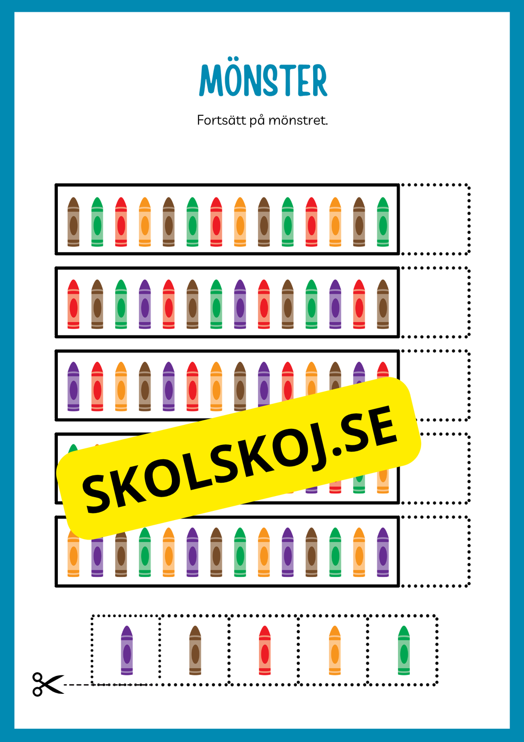 Fortsätt på mönstret