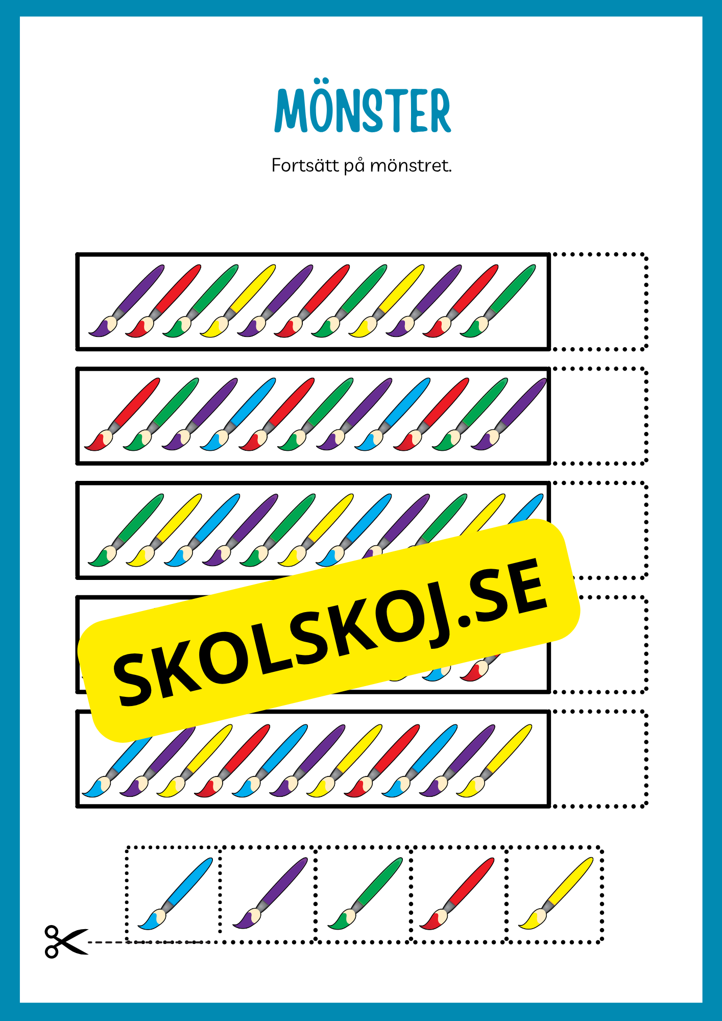 Fortsätt på mönstret