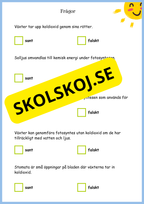 Fotosyntes - Växternas energi - Årskurs 4 - 6