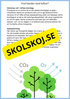 Fotosyntes - Växternas energi - Årskurs 4 - 6