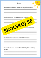 Fotosyntes - Växternas energi - Årskurs 4 - 6