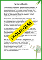 Fröspridning på hösten - Årskurs 4
