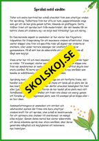 Fröspridning på hösten - Årskurs 4