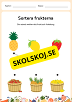 Fruktgeometri - Förskola - Årskurs 1