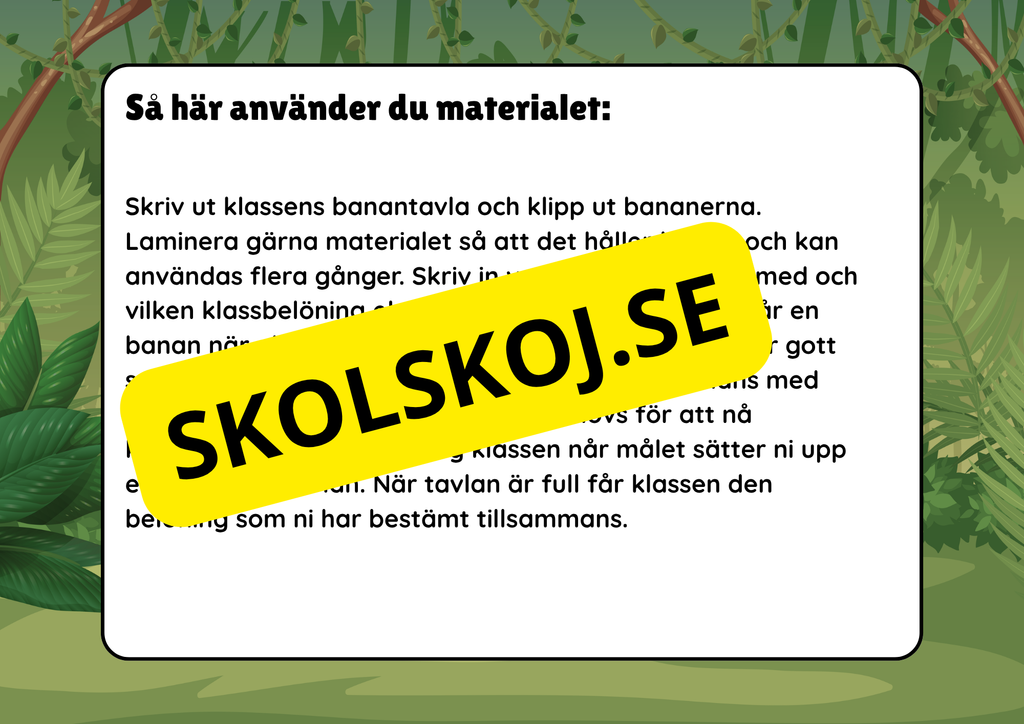 Gemensam klassbelöning