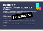Geometri - Förståelse för former, vinklar och dimensioner (Årskurs 4 - 9)