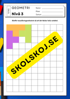 Geometri Tetris - Nivå 3