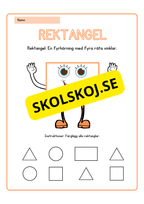 Geometriska former - Häfte