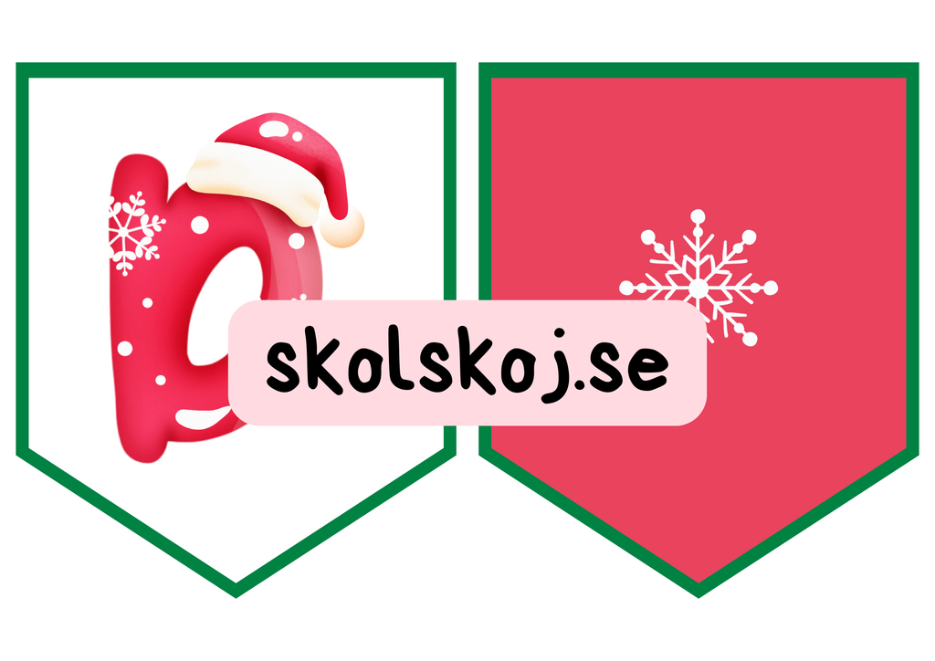 God Jul - Vimplar (2 olika varianter) A5