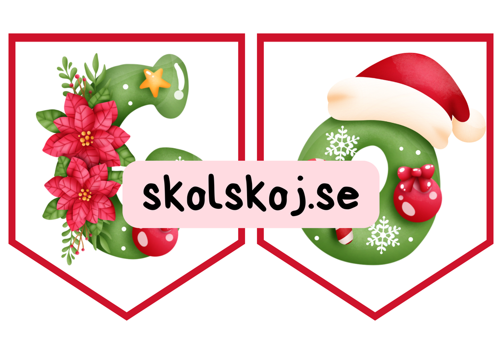 God Jul - Vimplar (2 olika varianter) A5
