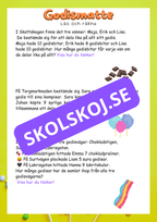 Godismatte - Årskurs 3 - 4