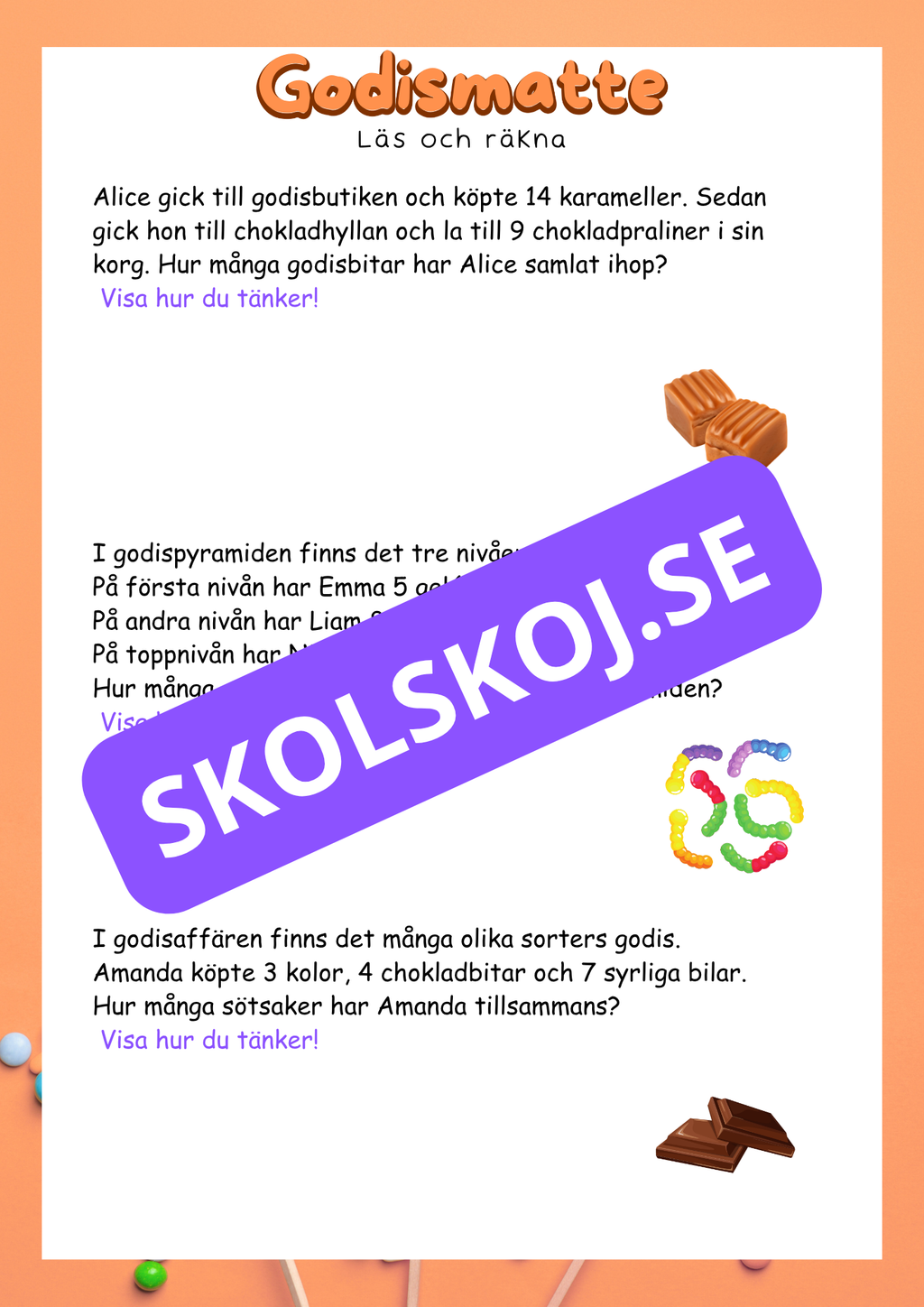 Godismatte - Årskurs 3 - 4