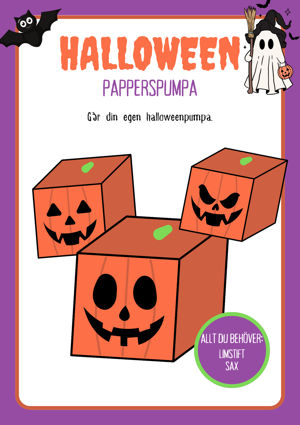 Gör din egen papperspumpa