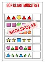 Gör klart mönstret
