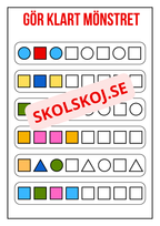 Gör klart mönstret