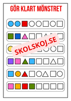 Gör klart mönstret