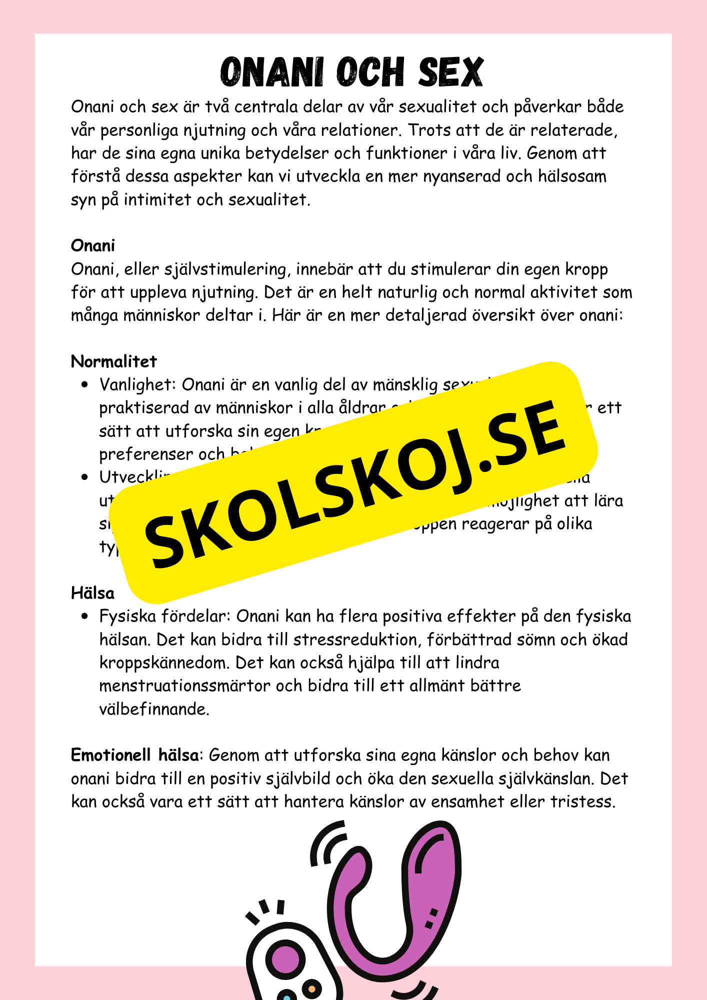 Grunderna i hälsa - NO - Årskurs 5 - 6