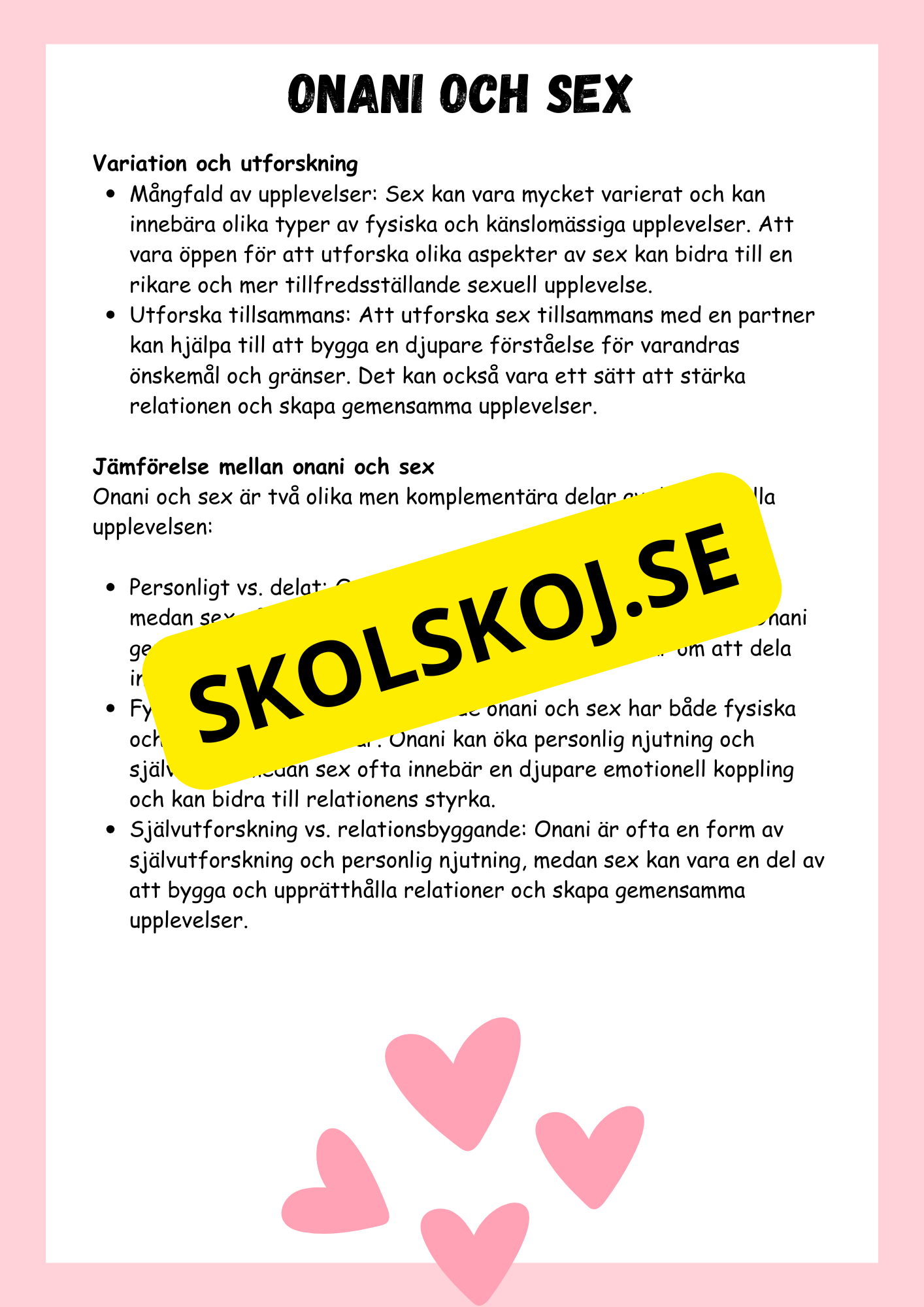 Grunderna i hälsa - NO - Årskurs 5 - 6