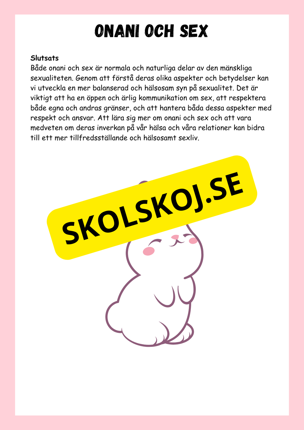 Grunderna i hälsa - NO - Årskurs 5 - 6