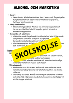 Grunderna i hälsa - NO - Årskurs 5 - 6