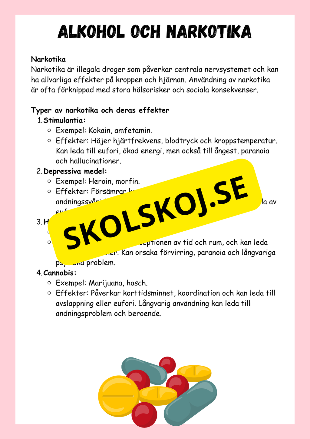 Grunderna i hälsa - NO - Årskurs 5 - 6